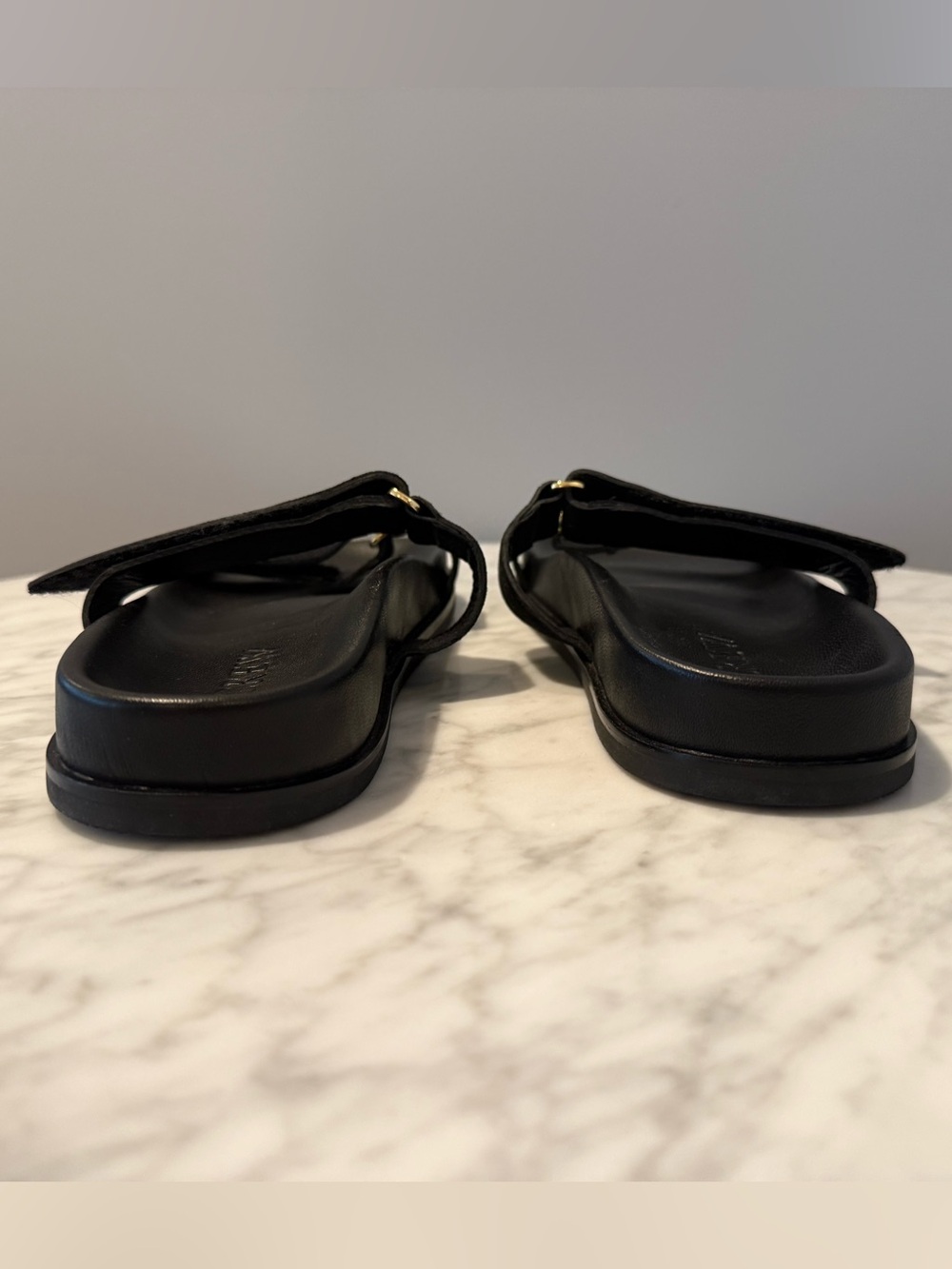 NWOT New Colbie wide-strap sandals in suede and leather Size 9 - Picture 5 of 10